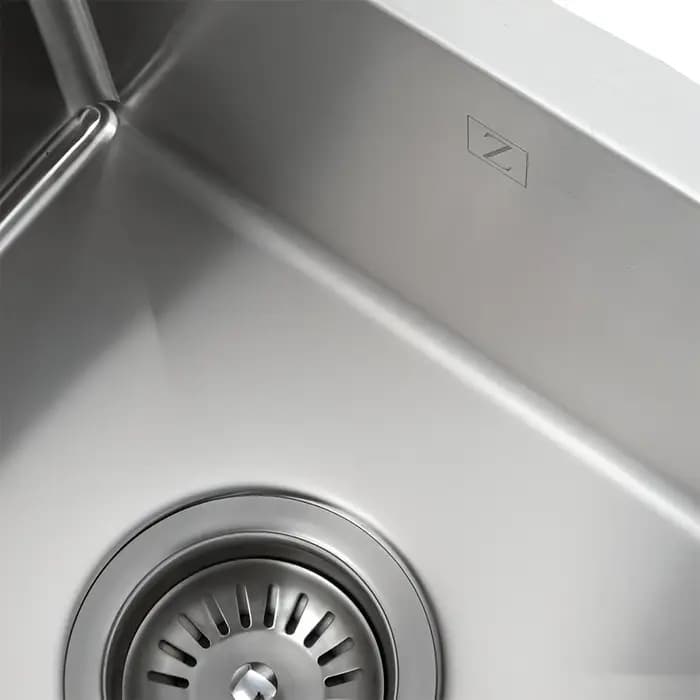 ZLINE 15" Boreal Undermount Single Bowl Bar Kitchen Sink with Basket Strainer - SUS-15