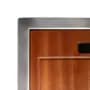 ZLINE 27" Garmisch Undermount Single Bowl Kitchen Sink with Bottom Grid and Accessories - SLS-27