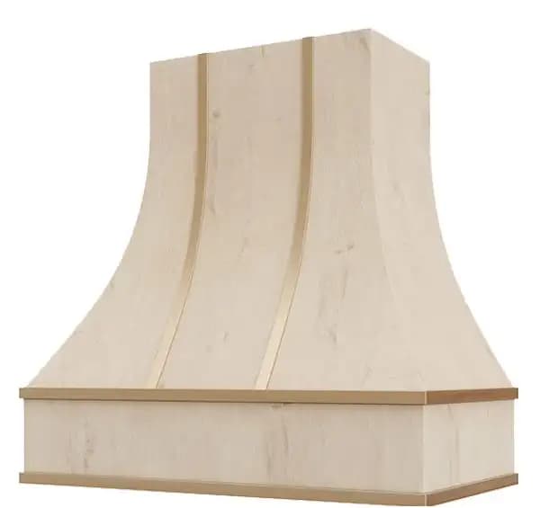 Curved with Brass Strapping