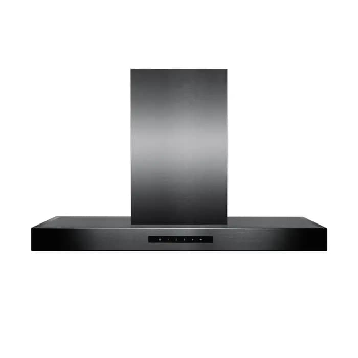 ZLINE Convertible Island Mount Range Hood in Black Stainless Steel - BSKE2iN